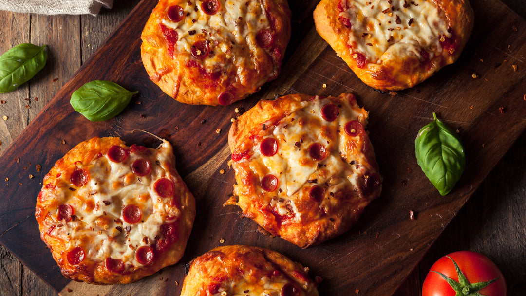 Pepperoni Pizza Bagels Opskrift