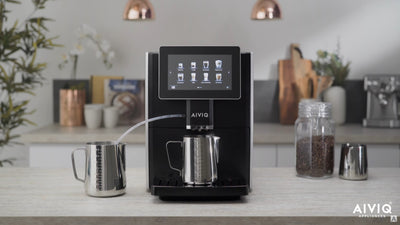 Sådan rengør du mælkesystemet på din AIVIQ AEM-101S Espressomaskine