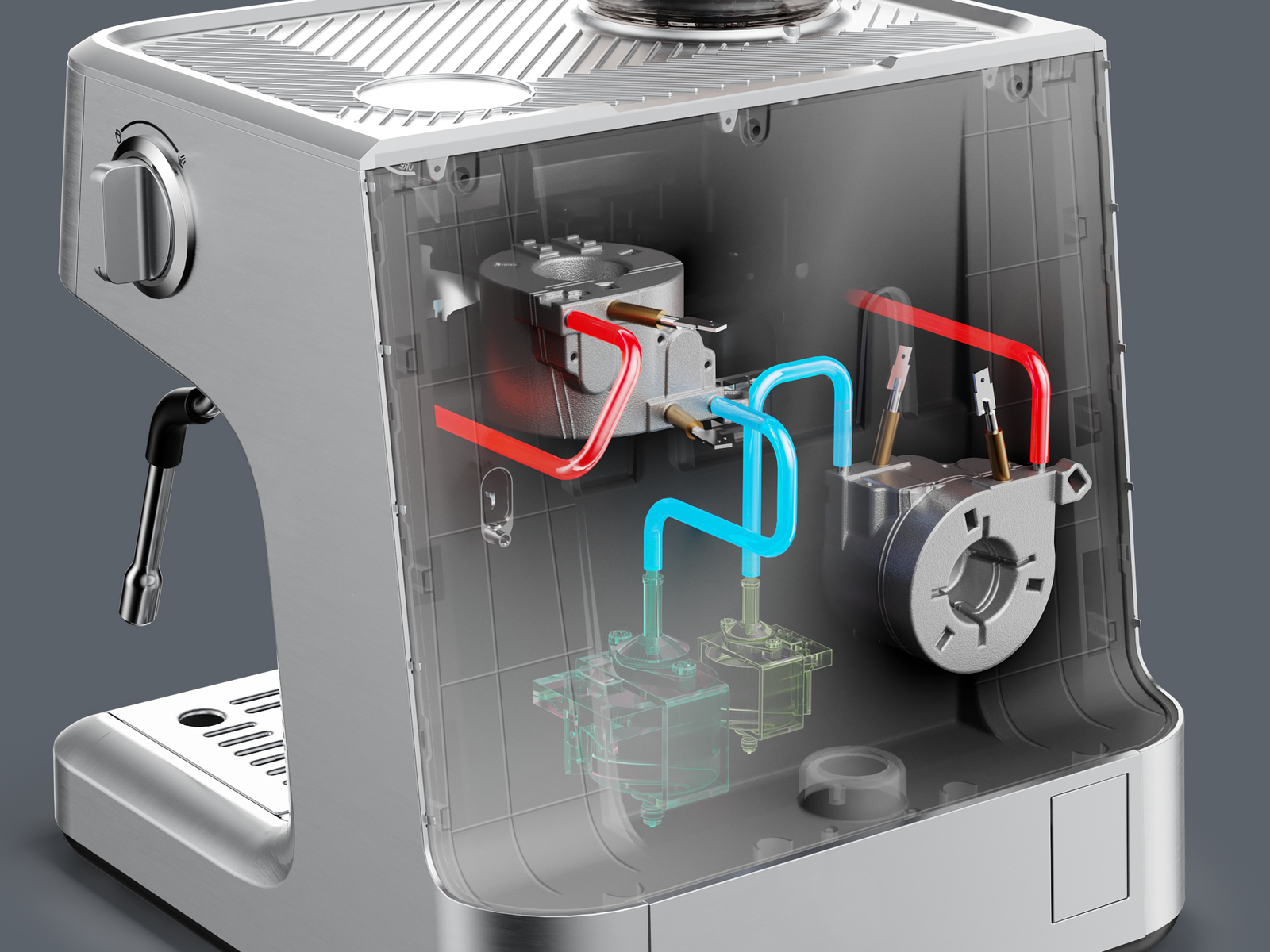 Dobbelt opvarmnings system