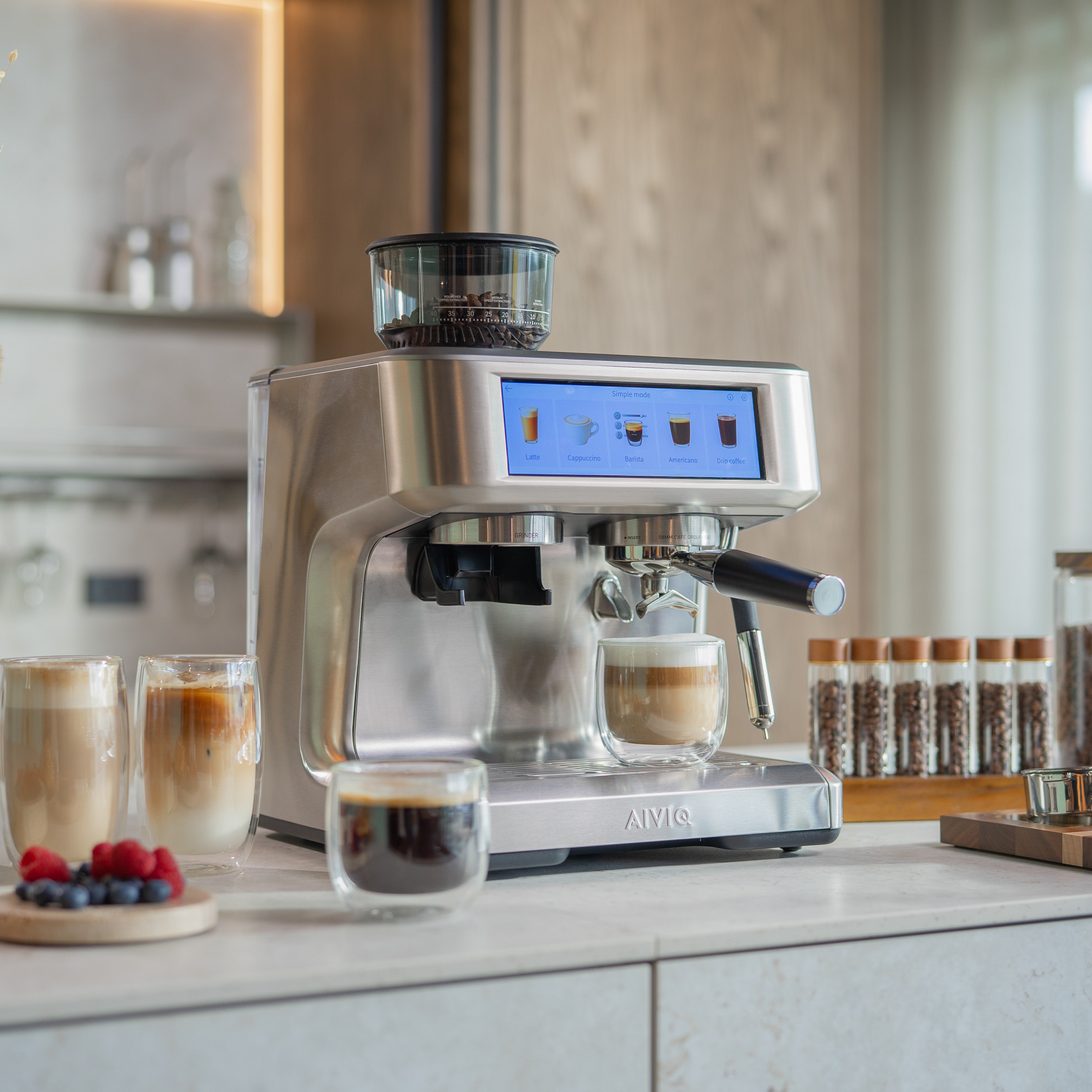 Aspire Expert - Espressomaskine med Kaffekværn