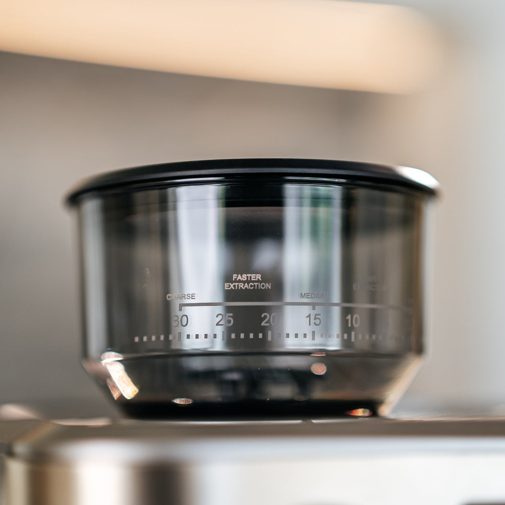 Integreret konisk kværn