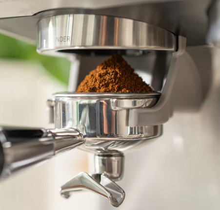58 mm portafilter med dobbelt tud