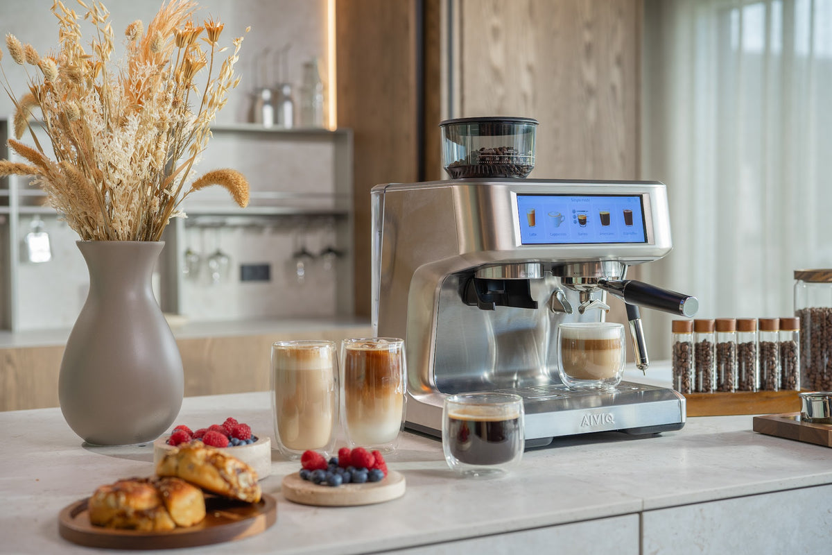 Latte ved en Aspire Brew