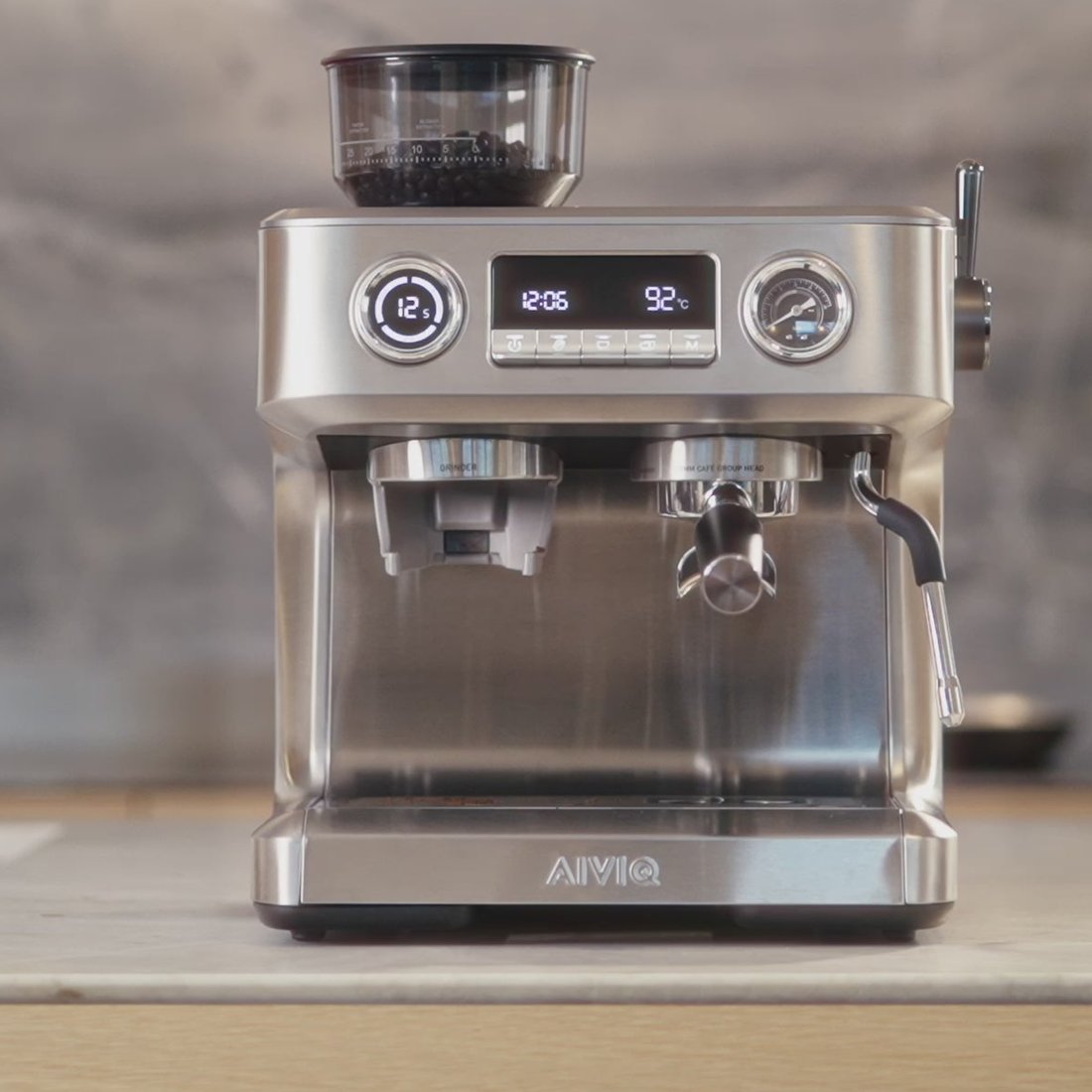 Aspire Advanced - Espressomaskine med Kaffekværn