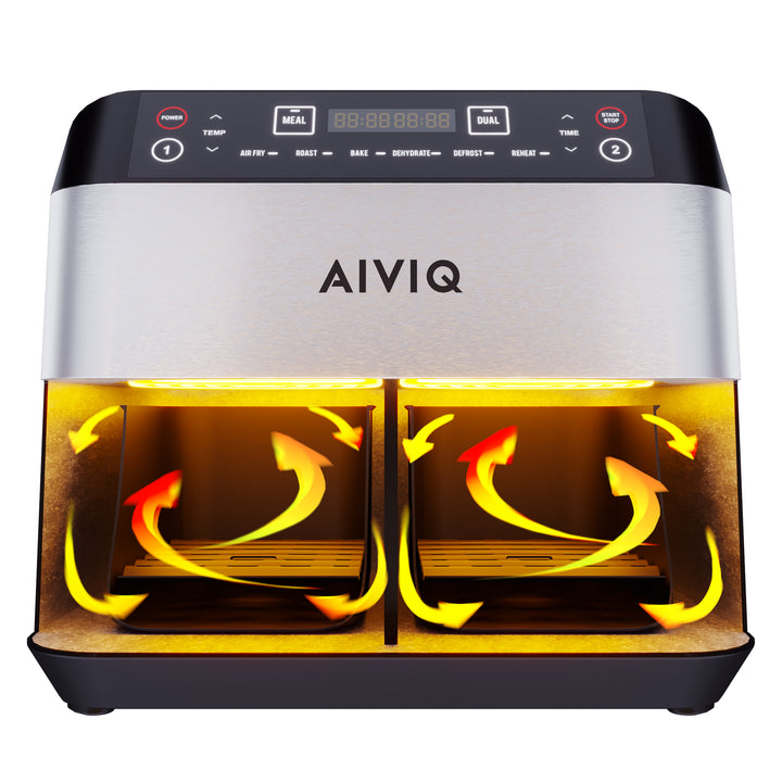 Premio Dual Airfryer 8L
